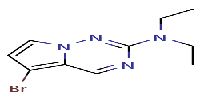 5-bromo-N,N-diethylpyrrolo[2,1-f][1,2,4]triazin-2-amine图片