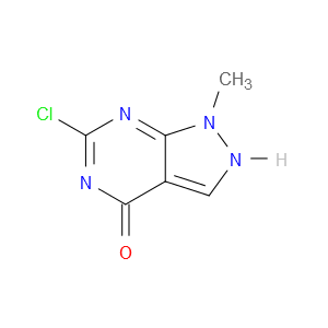 6-chloro-1-methyl-1H,4H,5H-pyrazolo[3,4-d]pyrimidin-4-one图片