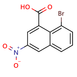 8-bromo-3-nitro-naphthalene-1-carboxylicacid图片