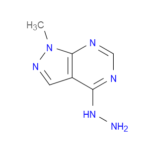 4-hydrazinyl-1-methyl-1H-pyrazolo[3,4-d]pyrimidine图片