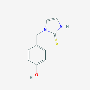 4-[(2-sulfanyl-1H-imidazol-1-yl)methyl]phenol图片