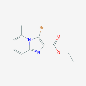 ethyl 3-bromo-5-methylimidazo[1,2-a]pyridine-2-carboxylate图片