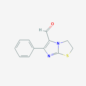 6-苯基-2,3-二氢咪唑[2,1-b]噻唑-5-甲醛,97%图片