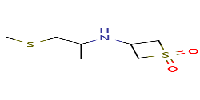 3-{[1-(methylsulfanyl)propan-2-yl]amino}-1λ?-thietane-1,1-dione图片