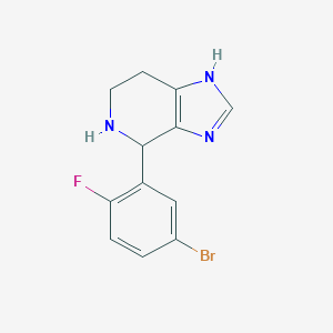 4-(5-bromo-2-fluorophenyl)-4,5,6,7-tetrahydro-3H-imidazo[4,5-c]pyridine图片