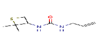 1-(2,2-dimethylthietan-3-yl)-3-(prop-2-en-1-yl)urea图片