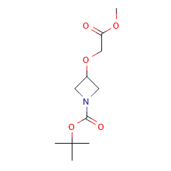 tert-butyl3-(2-methoxy-2-oxo-ethoxy)azetidine-1-carboxylate图片