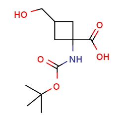 1-{[(tert-butoxy)carbonyl]amino}-3-(hydroxymethyl)cyclobutane-1-carboxylicacid图片