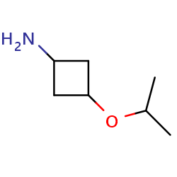 3-(propan-2-yloxy)cyclobutan-1-amine图片