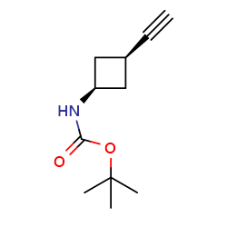 tert-butylcis-N-(3-ethynylcyclobutyl)carbamate图片