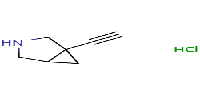 1-ethynyl-3-azabicyclo[3,1,0]hexanehydrochloride图片