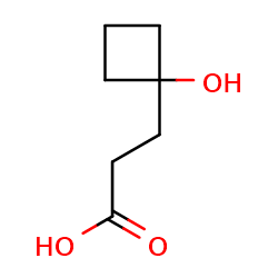 3-(1-hydroxycyclobutyl)propanoicacid图片