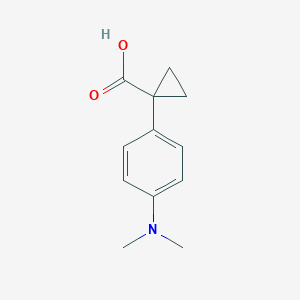 1-[4-(dimethylamino)phenyl]cyclopropane-1-carboxylic acid图片