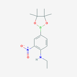 4-Ethylamino-3-nitrophenylboronic Acid Pinacol Ester图片