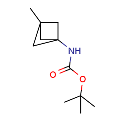 tert-butylN-(3-methyl-1-bicyclo[1,1,1]pentanyl)carbamate图片