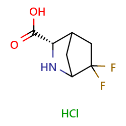 (3S)-6,6-difluoro-2-azabicyclo[2,2,1]heptane-3-carboxylicacidhydrochloride图片