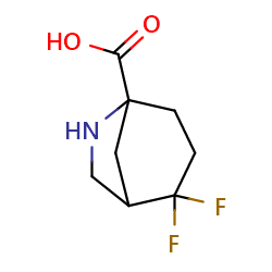 2,2-difluoro-6-azabicyclo[3,2,1]octane-5-carboxylicacid图片