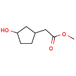 methyl2-(3-hydroxycyclopentyl)acetate图片
