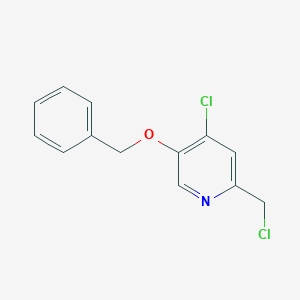 5-(Benzyloxy)-4-chloro-2-(chloromethyl)pyridine图片
