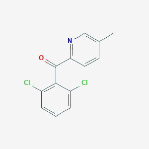 2-(2,6-Dichlorobenzoyl)-5-methylpyridine图片