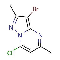 3-bromo-7-chloro-2,5-dimethylpyrazolo[1,5-a]pyrimidine图片