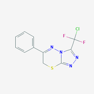 3-(Chloro-difluoro-methyl)-6-phenyl-7H-[1,2,4]-triazolo[3,4-b][1,3,4]thiadiazine图片