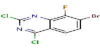 7-bromo-2,4-dichloro-8-fluoro-quinazoline图片