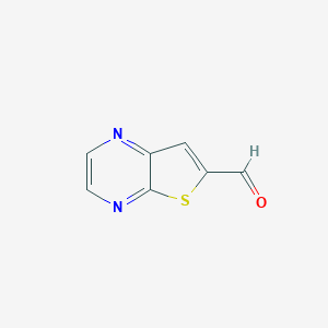 thieno[2,3-b]pyrazine-6-carbaldehyde图片