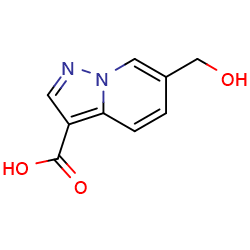 6-(hydroxymethyl)pyrazolo[1,5-a]pyridine-3-carboxylicacid图片