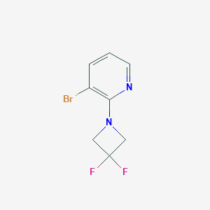 3-Bromo-2-(3,3-difluoroazetidin-1-yl)pyridine图片