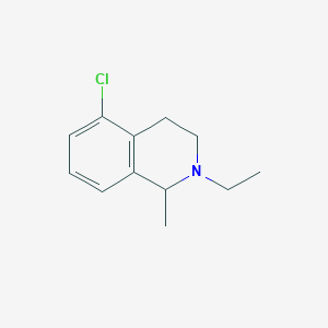 5-chloro-2-ethyl-1-methyl-1,2,3,4-tetrahydroisoquinoline图片