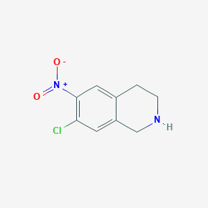 7-Chloro-6-nitro-1,2,3,4-tetrahydroisoquinoline图片
