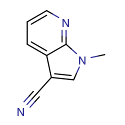 1-methyl-1H-pyrrolo[2,3-b]pyridine-3-carbonitrile图片