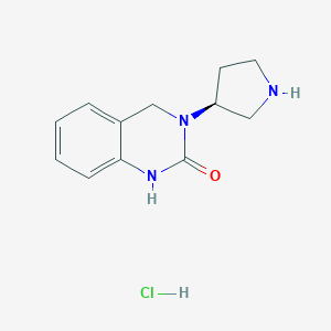 3-[(3S)-Pyrrolidin-3-yl]-1,2,3,4-tetrahydroquinazolin-2-one hydrochloride图片