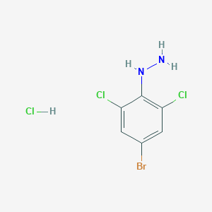 (4-Bromo-2,6-Dichlorophenyl)Hydrazine Hydrochloride图片