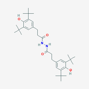 1,2-Bis(3,5-di-tert-butyl-4-hydroxyhydrocinnamoyl)hydrazine图片