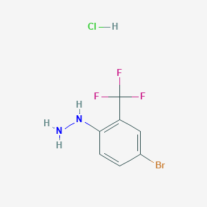 [4-Bromo-2-(trifluoromethyl)phenyl]hydrazine Hydrochloride图片