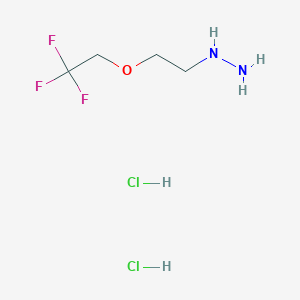 [2-(2,2,2-trifluoroethoxy)ethyl]hydrazine dihydrochloride图片
