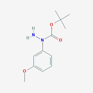 N1-tert-Butoxycarbonyl 1-(3-Methoxyphenyl)hydrazine图片