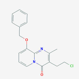 3-(2-Chloroethyl)-2-methyl-9-(benzyloxy)-4H-pyrido[1,2a]pyrimidin-4-one图片