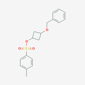 Toluene-4-sulfonic acid cis-3-benzyloxycyclobutyl ester图片