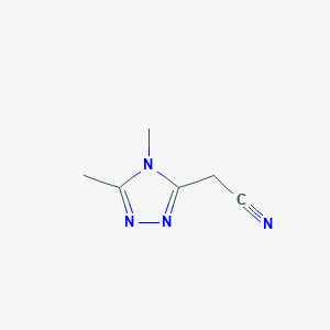 2-(dimethyl-4H-1,2,4-triazol-3-yl)acetonitrile图片