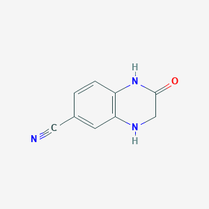 2-oxo-1,2,3,4-tetrahydroquinoxaline-6-carbonitrile图片