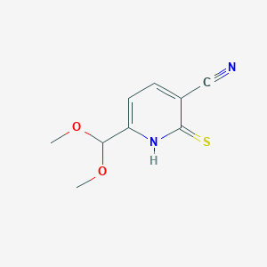 6-(Dimethoxymethyl)-2-thionicotinonitrile图片