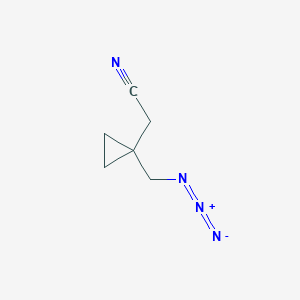 2-[1-(azidomethyl)cyclopropyl]acetonitrile图片