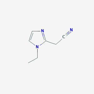 2-(1-ethyl-1H-imidazol-2-yl)acetonitrile图片