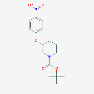 tert-Butyl 3-(4-Nitrophenoxy)tetrahydro-1(2H)-pyridinecarboxylate图片