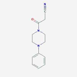 3-Oxo-3-(4-phenylpiperazin-1-yl)propanenitrile图片