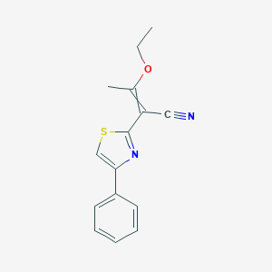 3-Ethoxy-2-(4-phenyl-1,3-thiazol-2-yl)but-2-enenitrile图片