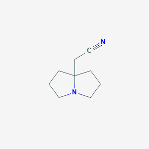 2-(Hexahydro-1H-pyrrolizin-7a-yl)acetonitrile图片